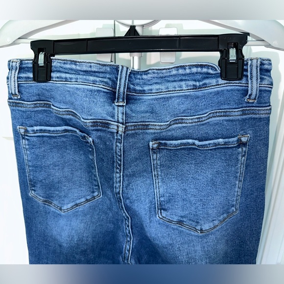 Altar'd State Blue Distressed Boyfriend Jeans - Picture 5 of 6